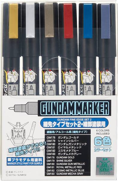 AMS-126 Gundam Marker Gundam Marker Fine Edge Set2