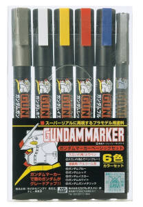 AMS-105 Gundam Marker Basic 6 Color Set