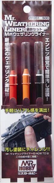 PP-201 Mr. Weathering Liner Rust Color Set