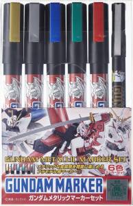 AMS-121 Gundam Marker Gundam Metallic Marker Set