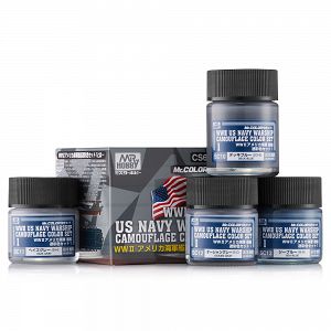 CS-643 WWII US Navy Warship Camouflage Color Set 1